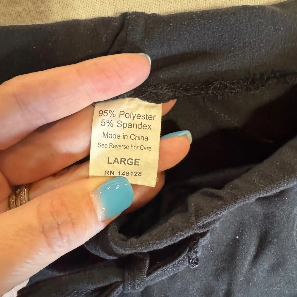 Pajama Girl Size Large Black Shorts‎